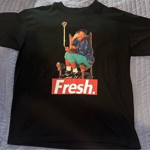Actual Fact FRESH Prince Black Tee T Shirt